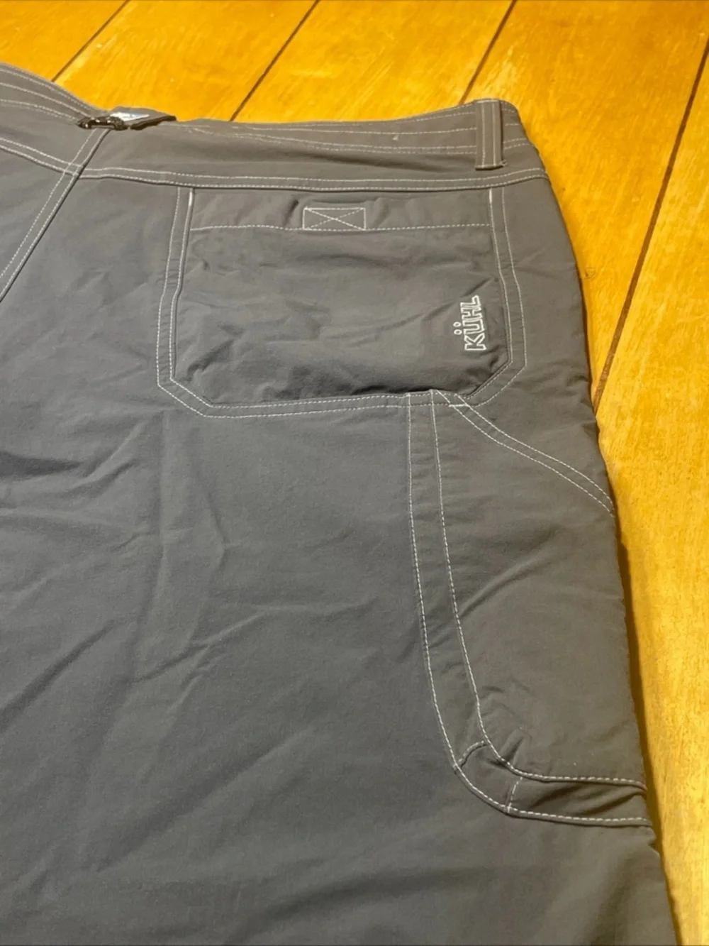 Kuhl Ramblr Shorts Size 38 Color Carbon Outdoor Hiking Cargo 12” Inseam - Picture 9 of 15